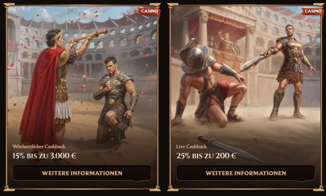 Wöchentlicher Cashback